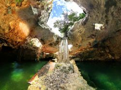 Cenote Chilam Balam near Puerto Morelos, Mexico